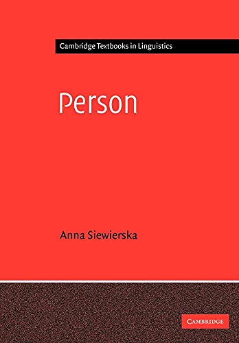 Person (Cambridge Textbooks in Linguistics) von Cambridge University Press